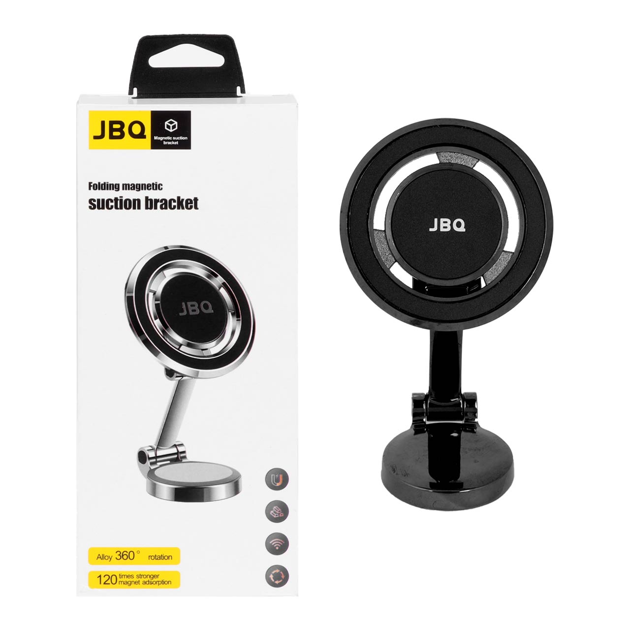 هولدر گوشی موبایل مگنتی JBQ مدل HLC-235 - خاکستری - پک ضعیف (گارانتی شش ماهه رصاصی)